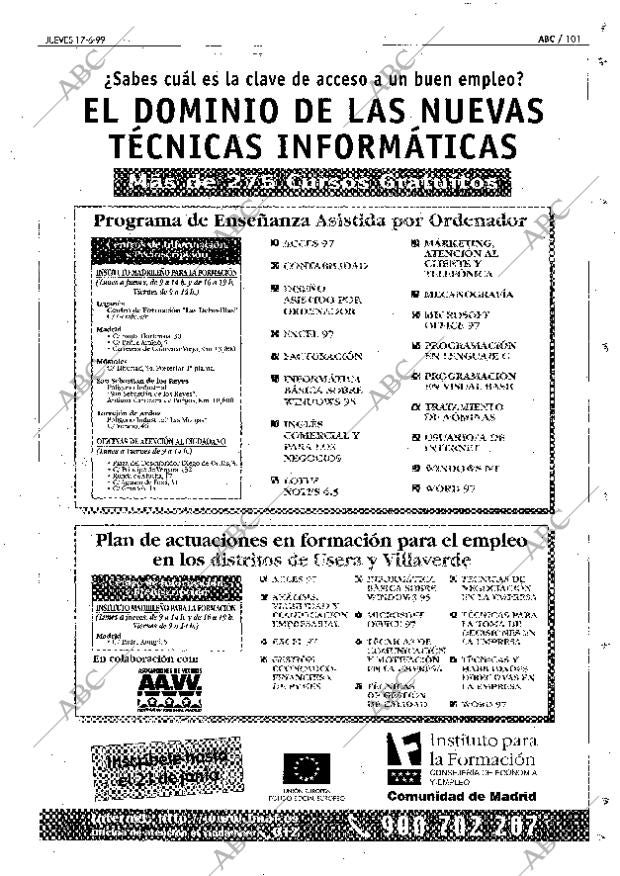 ABC MADRID 17-06-1999 página 101