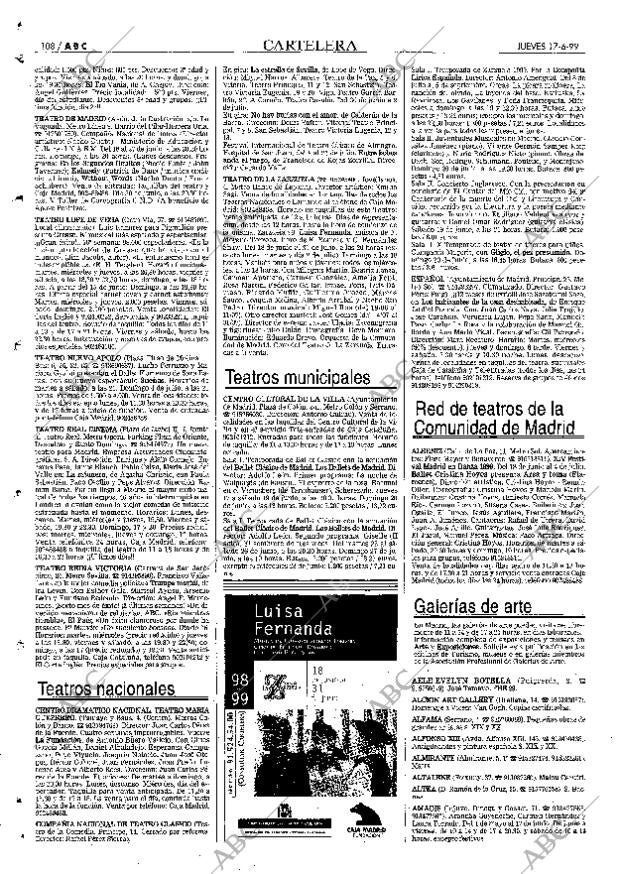 ABC MADRID 17-06-1999 página 108