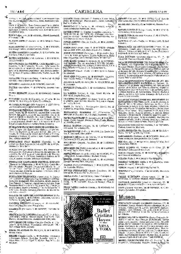 ABC MADRID 17-06-1999 página 110