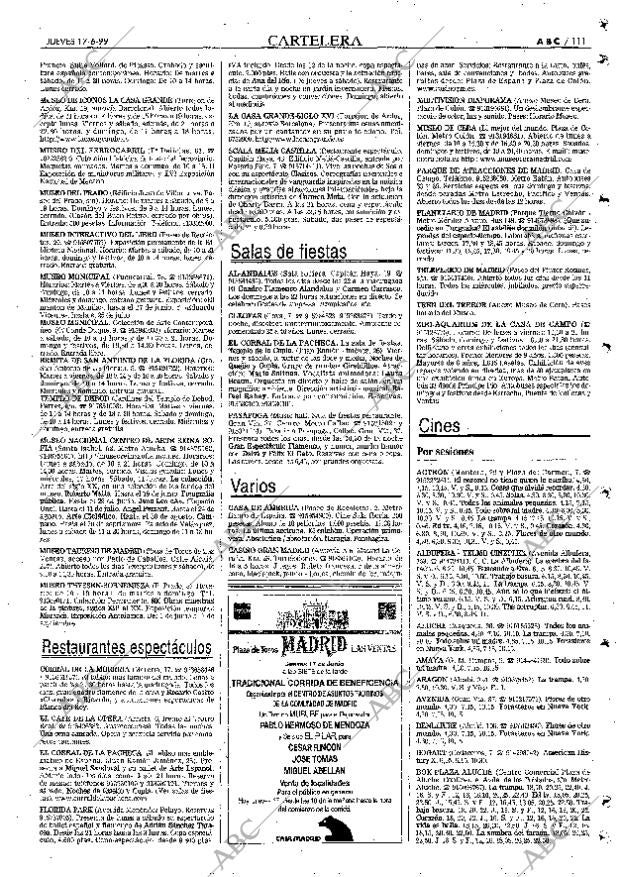 ABC MADRID 17-06-1999 página 111