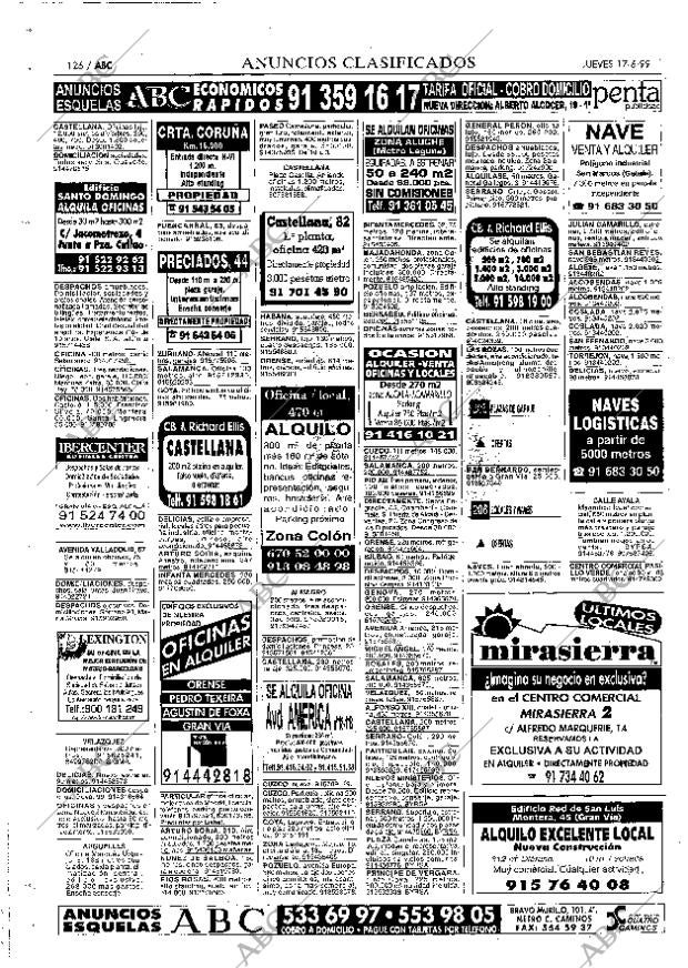 ABC MADRID 17-06-1999 página 126