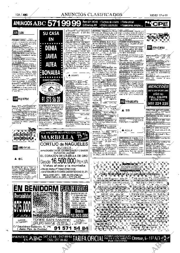 ABC MADRID 17-06-1999 página 128