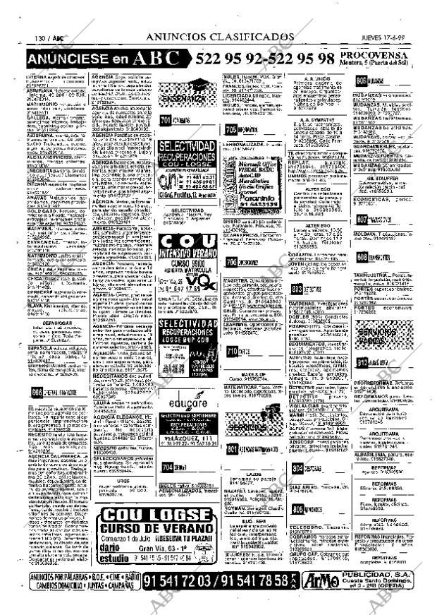 ABC MADRID 17-06-1999 página 130
