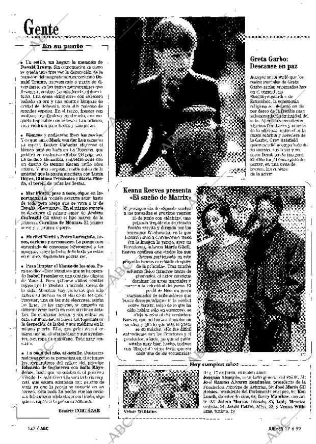 ABC MADRID 17-06-1999 página 142