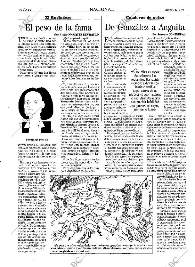 ABC MADRID 17-06-1999 página 28