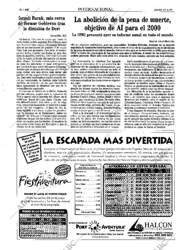 ABC MADRID 17-06-1999 página 40
