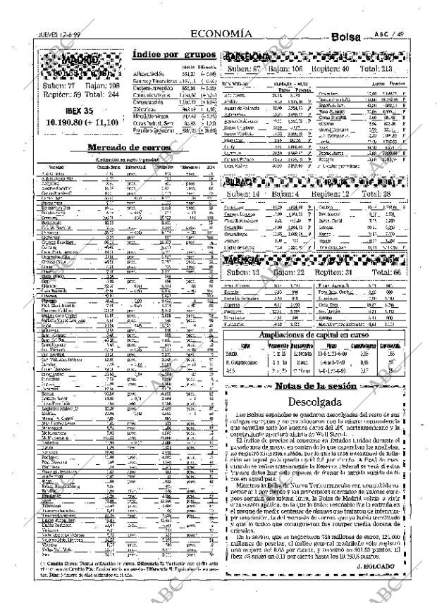 ABC MADRID 17-06-1999 página 49