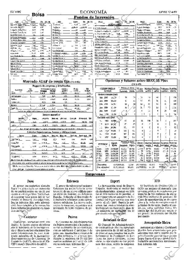 ABC MADRID 17-06-1999 página 52