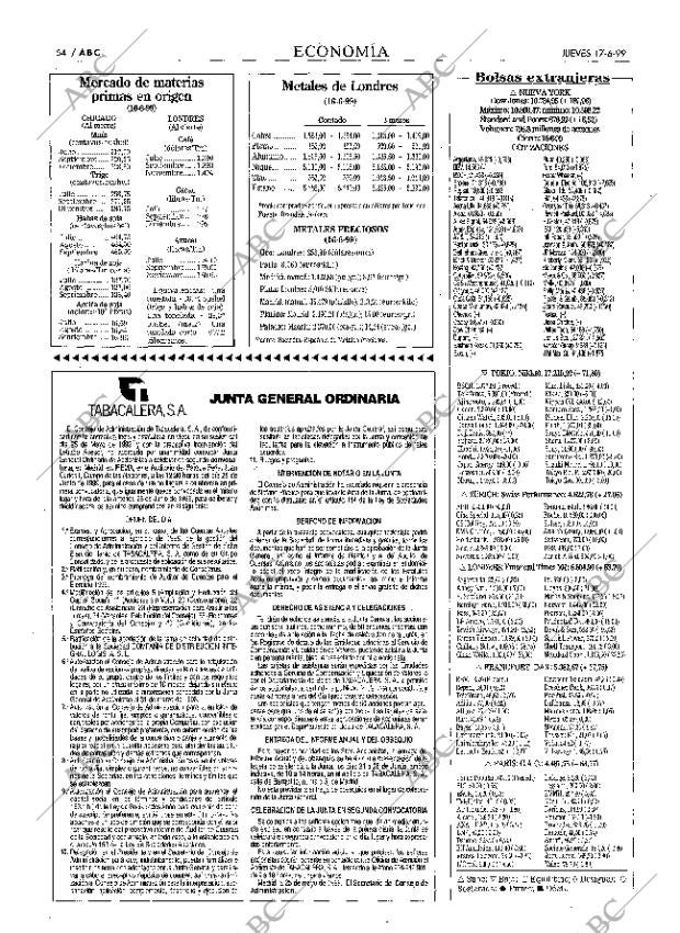 ABC MADRID 17-06-1999 página 54