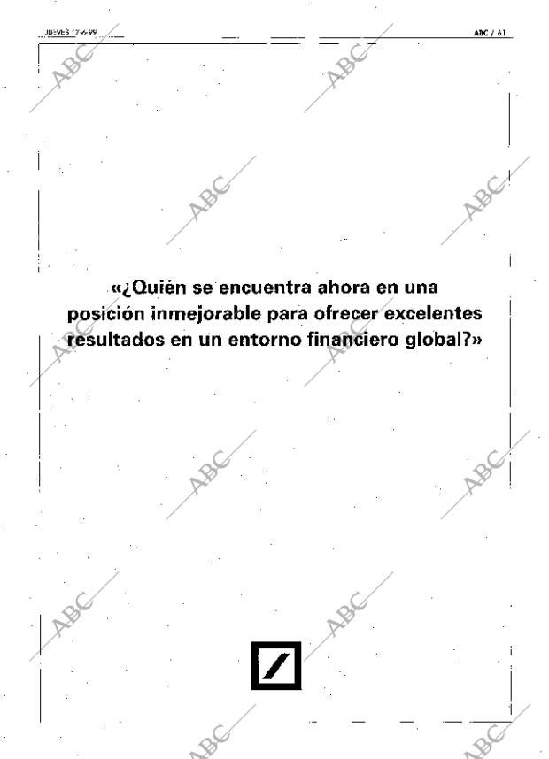 ABC MADRID 17-06-1999 página 61