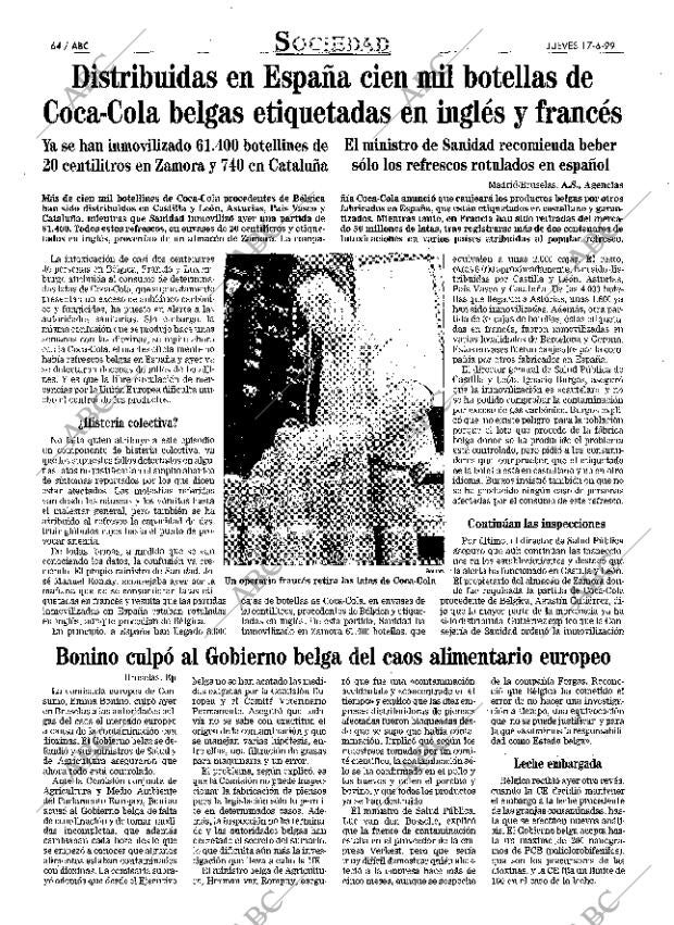 ABC MADRID 17-06-1999 página 64