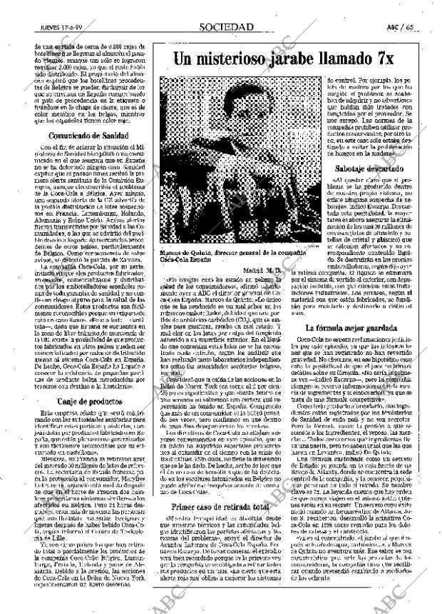 ABC MADRID 17-06-1999 página 65