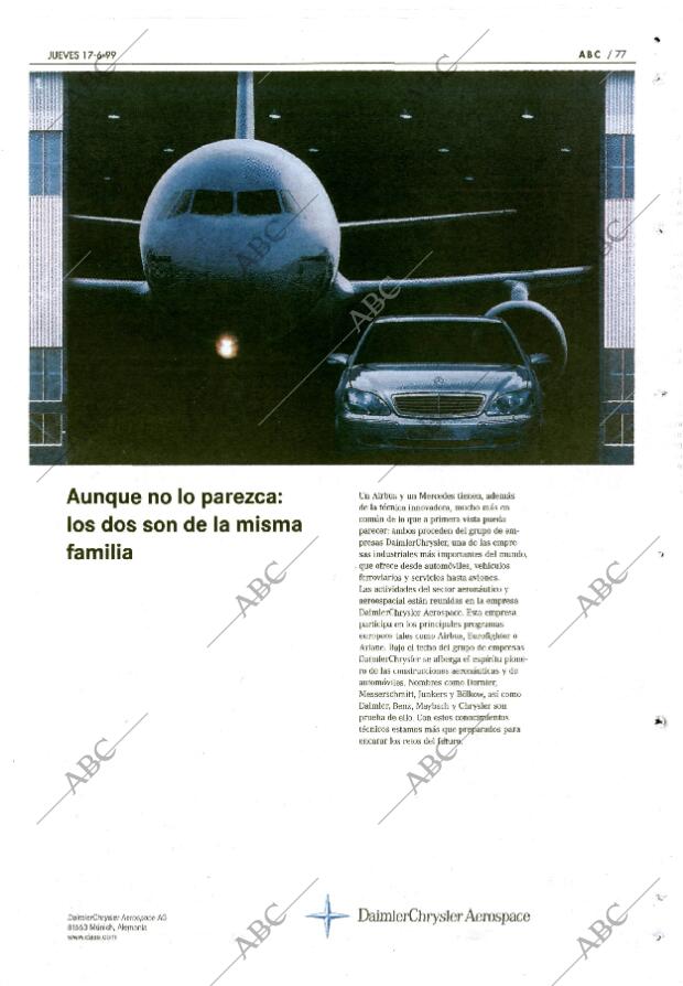 ABC MADRID 17-06-1999 página 77