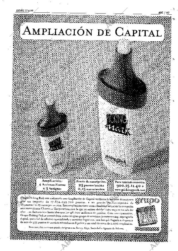 ABC MADRID 17-06-1999 página 89