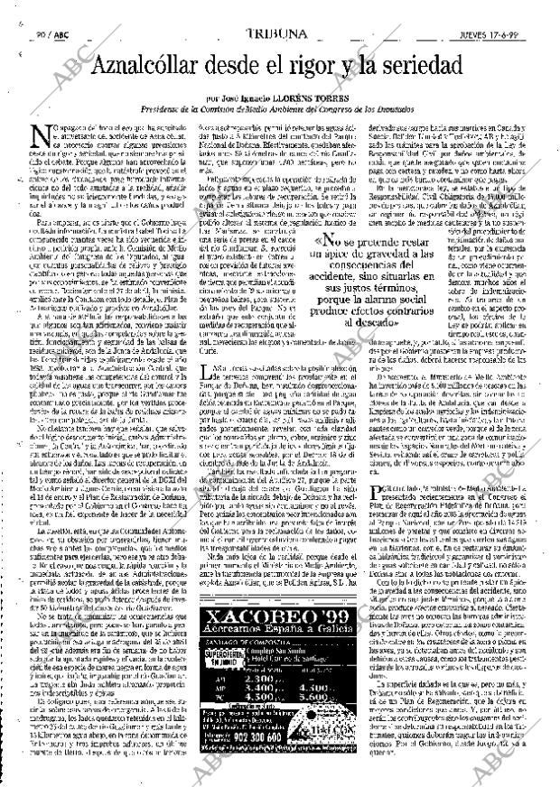 ABC MADRID 17-06-1999 página 90