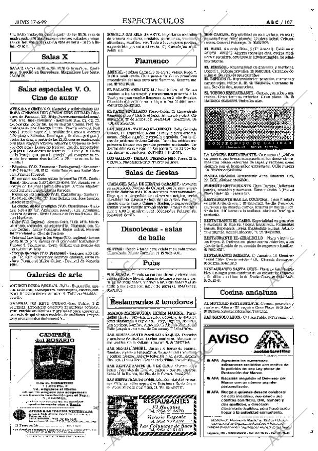 ABC SEVILLA 17-06-1999 página 107