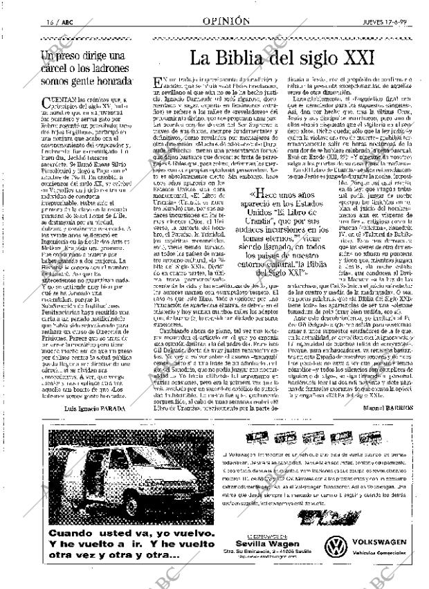ABC SEVILLA 17-06-1999 página 16
