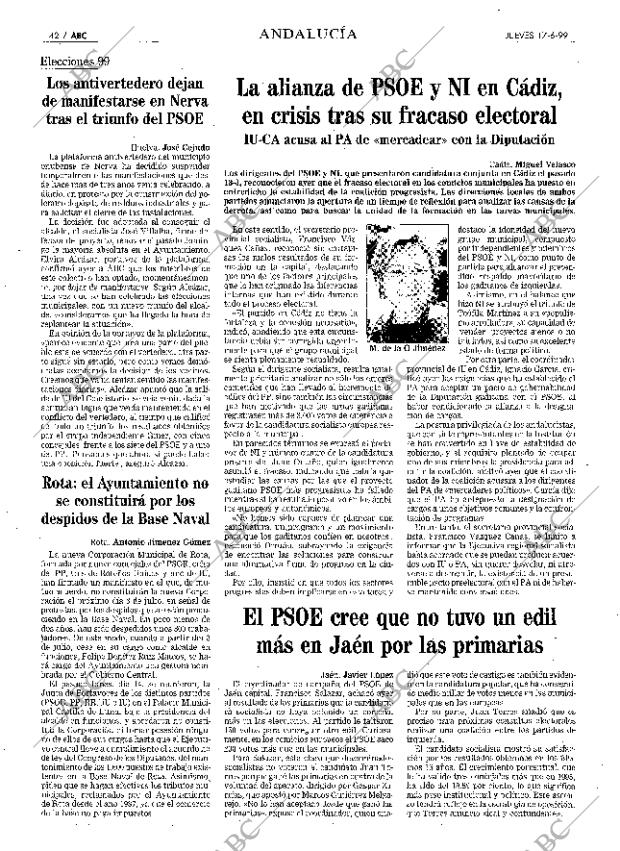 ABC SEVILLA 17-06-1999 página 42