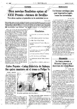 ABC SEVILLA 17-06-1999 página 68