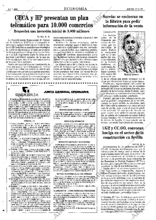 ABC SEVILLA 17-06-1999 página 82