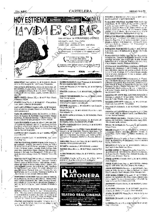ABC MADRID 18-06-1999 página 104