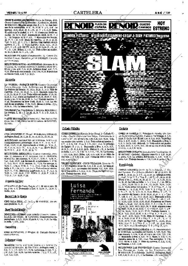 ABC MADRID 18-06-1999 página 109