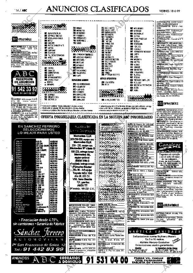 ABC MADRID 18-06-1999 página 116