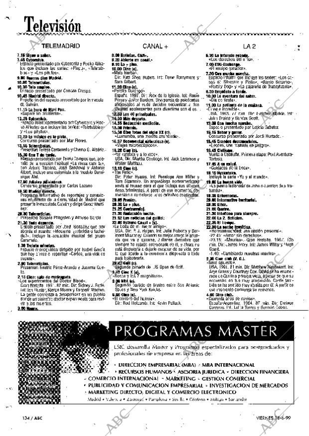 ABC MADRID 18-06-1999 página 134