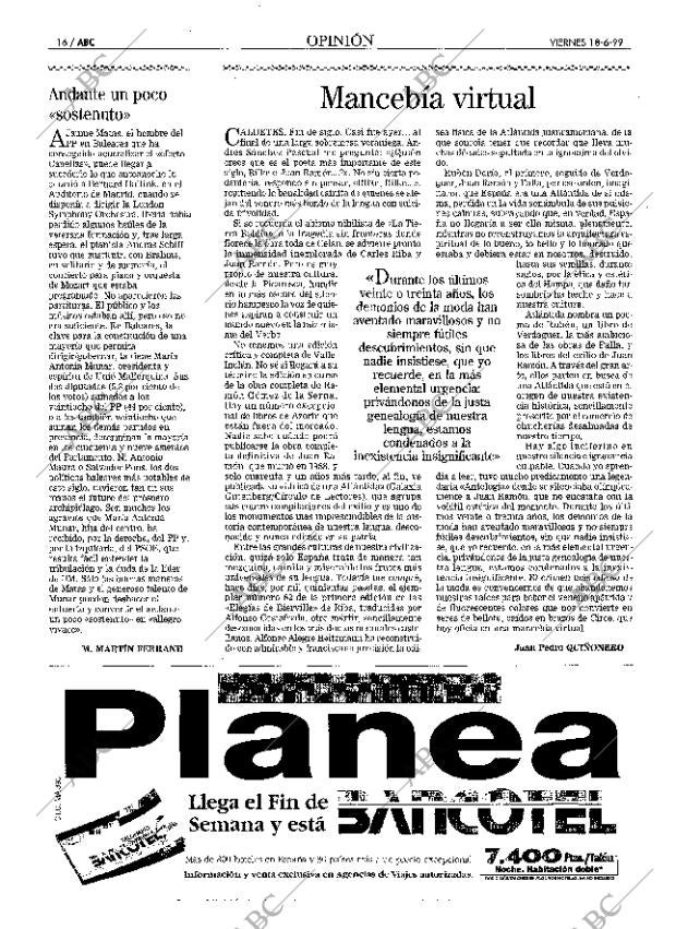 ABC MADRID 18-06-1999 página 16