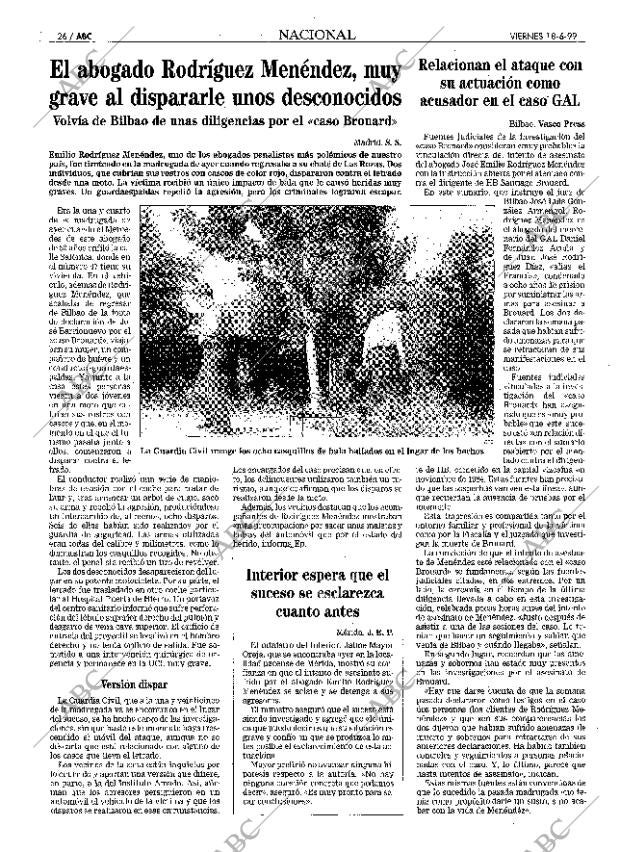 ABC MADRID 18-06-1999 página 26
