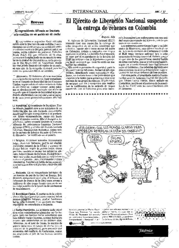 ABC MADRID 18-06-1999 página 37