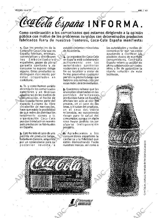 ABC MADRID 18-06-1999 página 43