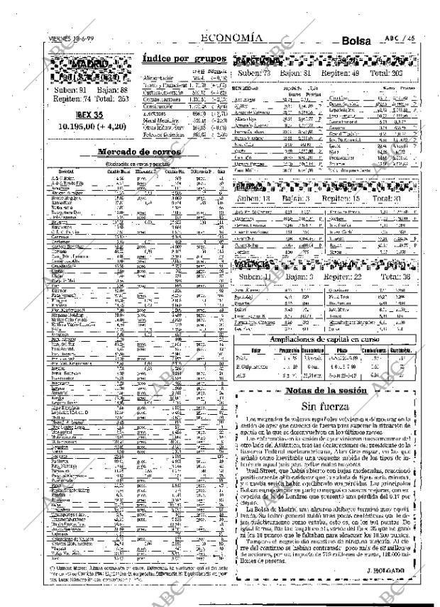 ABC MADRID 18-06-1999 página 45