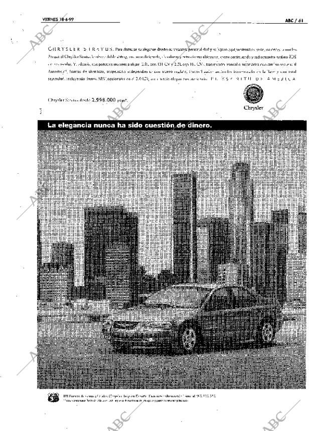 ABC MADRID 18-06-1999 página 61