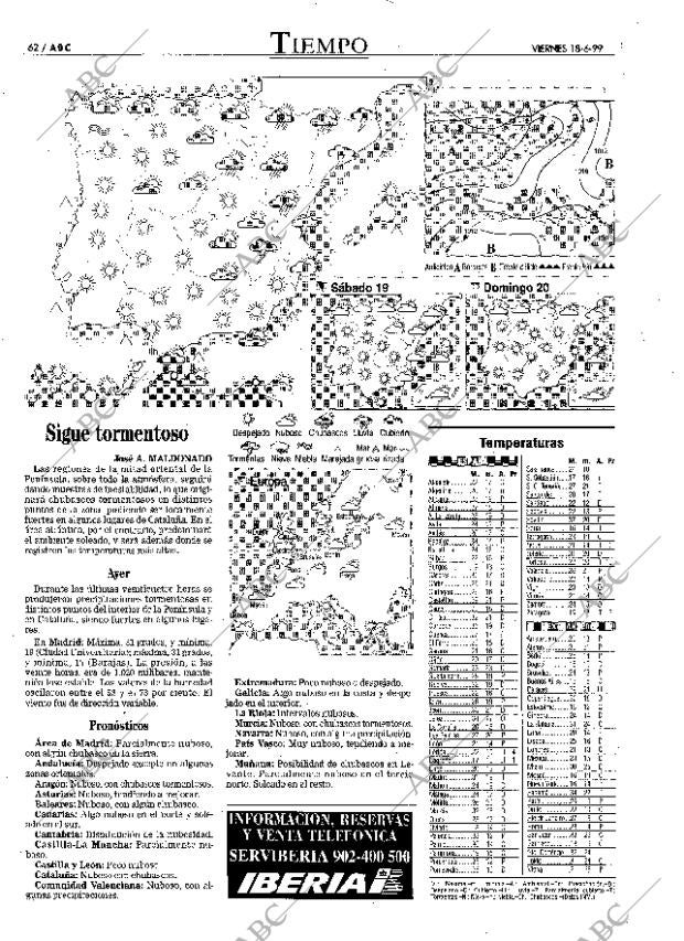 ABC MADRID 18-06-1999 página 62