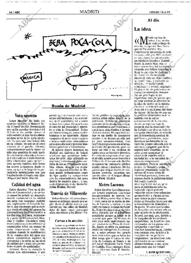 ABC MADRID 18-06-1999 página 64
