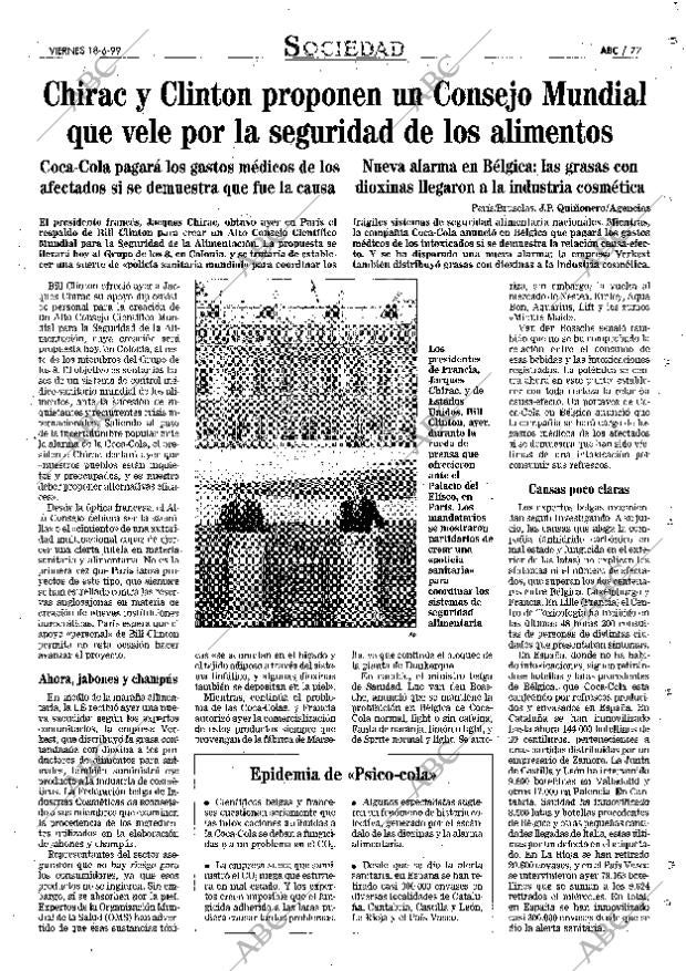 ABC MADRID 18-06-1999 página 77