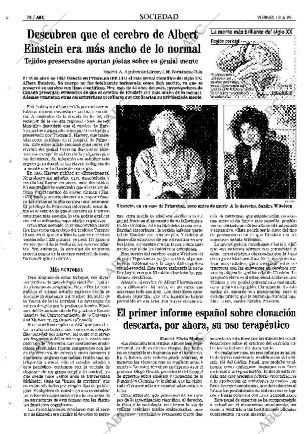 ABC MADRID 18-06-1999 página 78