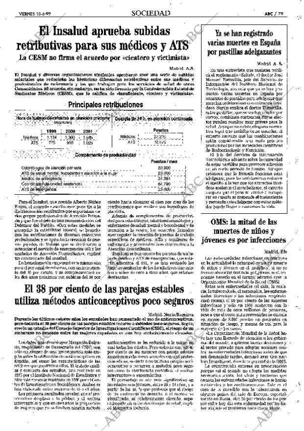 ABC MADRID 18-06-1999 página 79