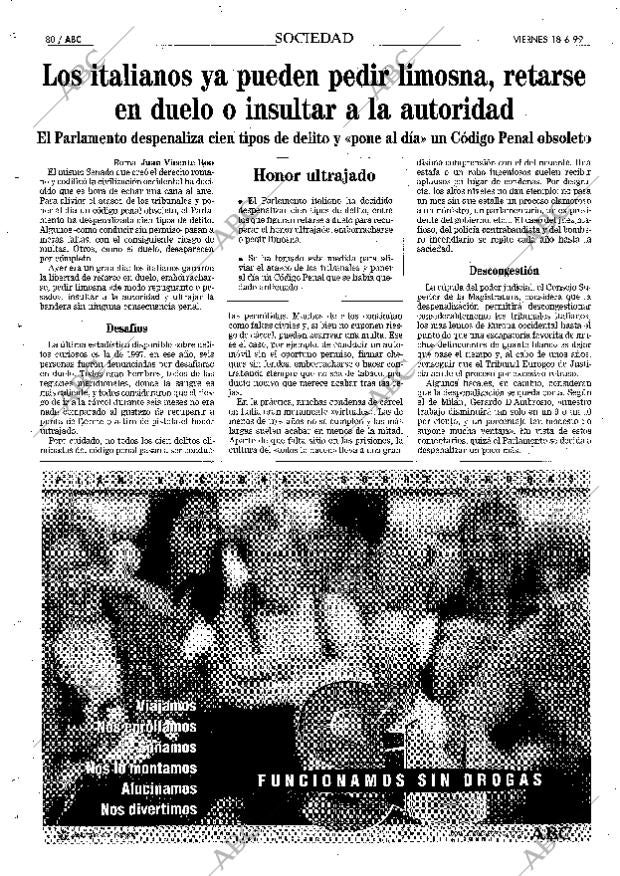 ABC MADRID 18-06-1999 página 80