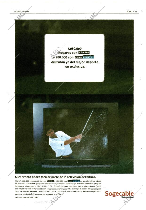 ABC MADRID 18-06-1999 página 83