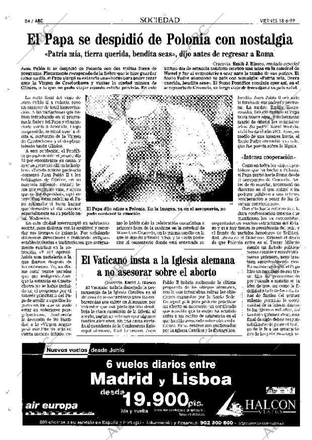 ABC MADRID 18-06-1999 página 84