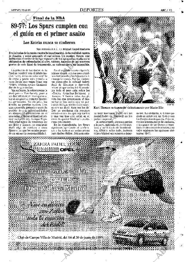 ABC MADRID 18-06-1999 página 93