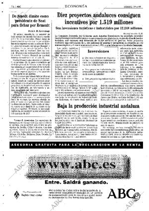 ABC SEVILLA 19-06-1999 página 74