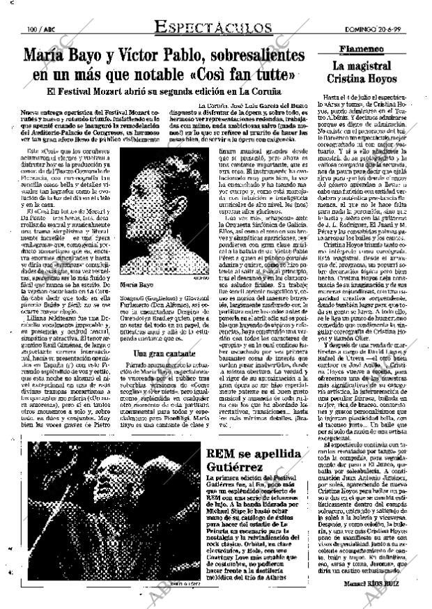 ABC MADRID 20-06-1999 página 100