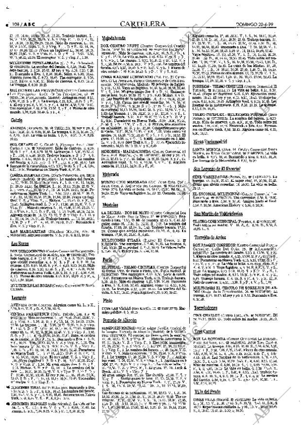 ABC MADRID 20-06-1999 página 108
