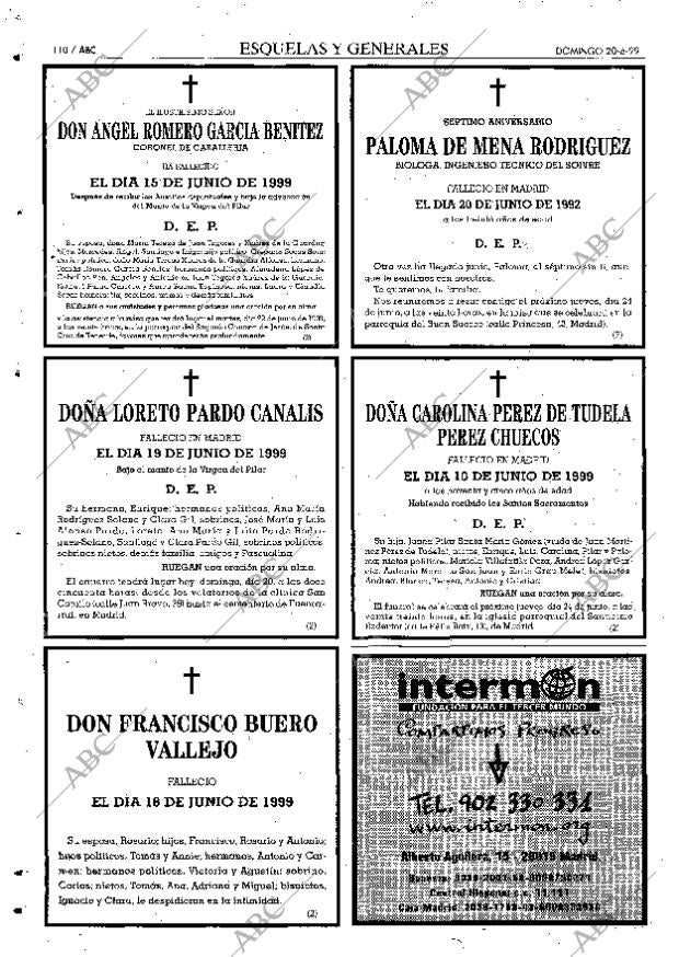 ABC MADRID 20-06-1999 página 110