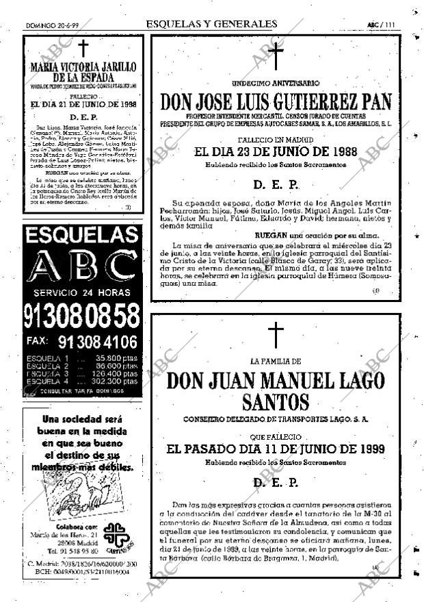 ABC MADRID 20-06-1999 página 111