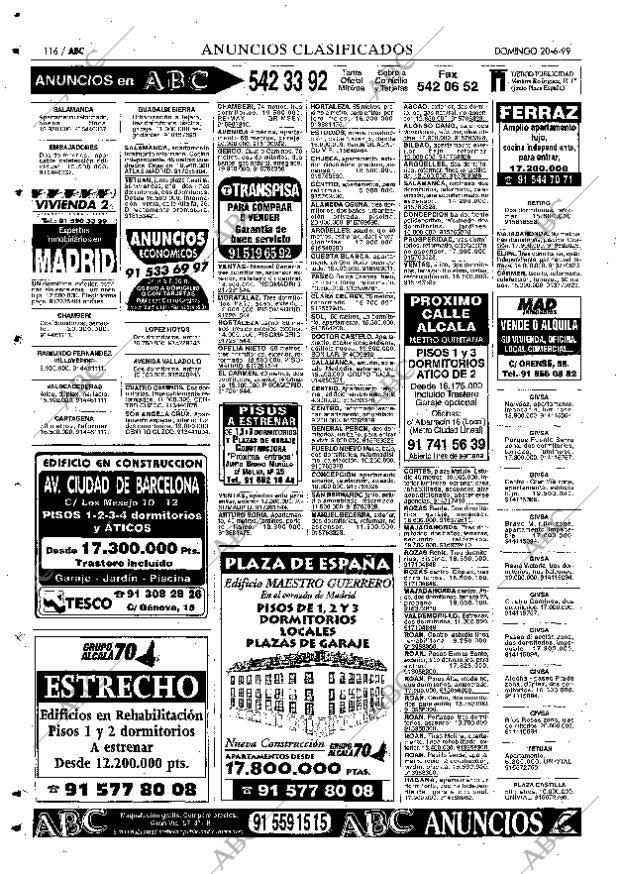 ABC MADRID 20-06-1999 página 116