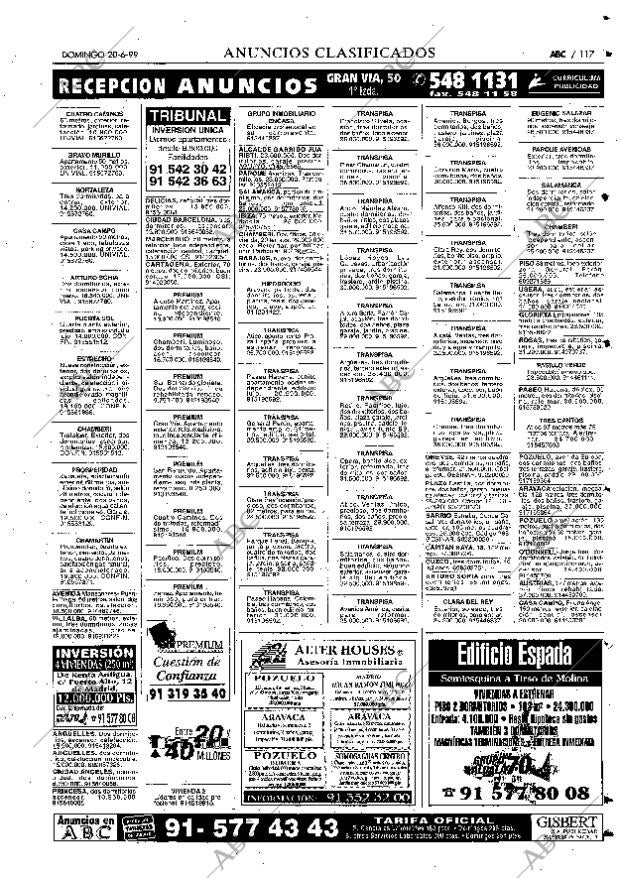 ABC MADRID 20-06-1999 página 117